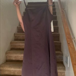 David’s bridal chocolate brown dress